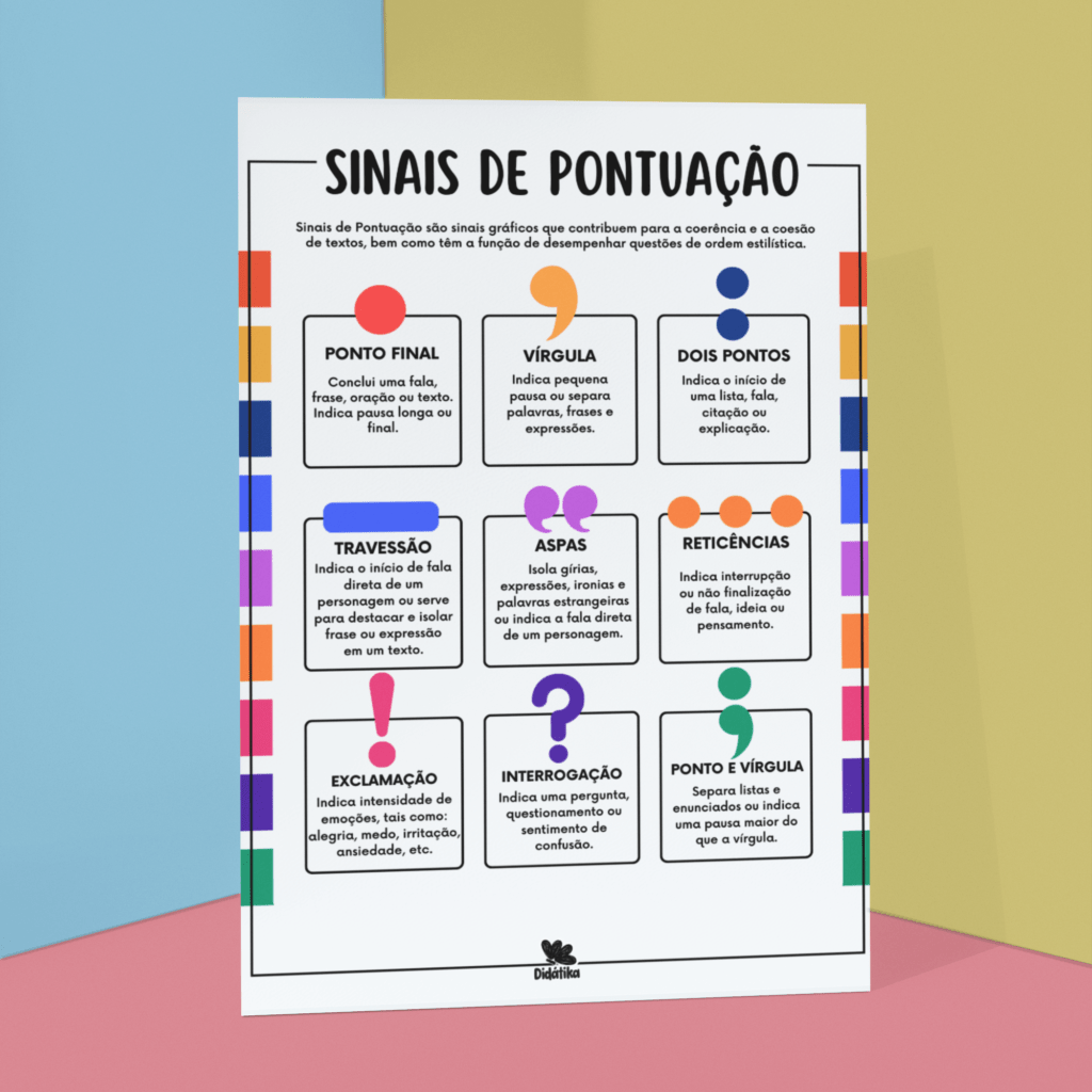 Material Gratuito Cartazes Sinais De Pontua O Regras De